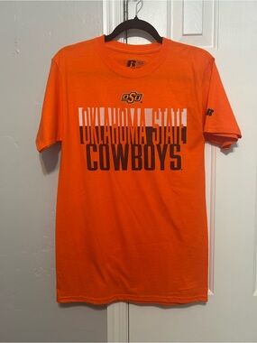Russell Athletic Orange Oklahoma State Cowboys Graphic Tee